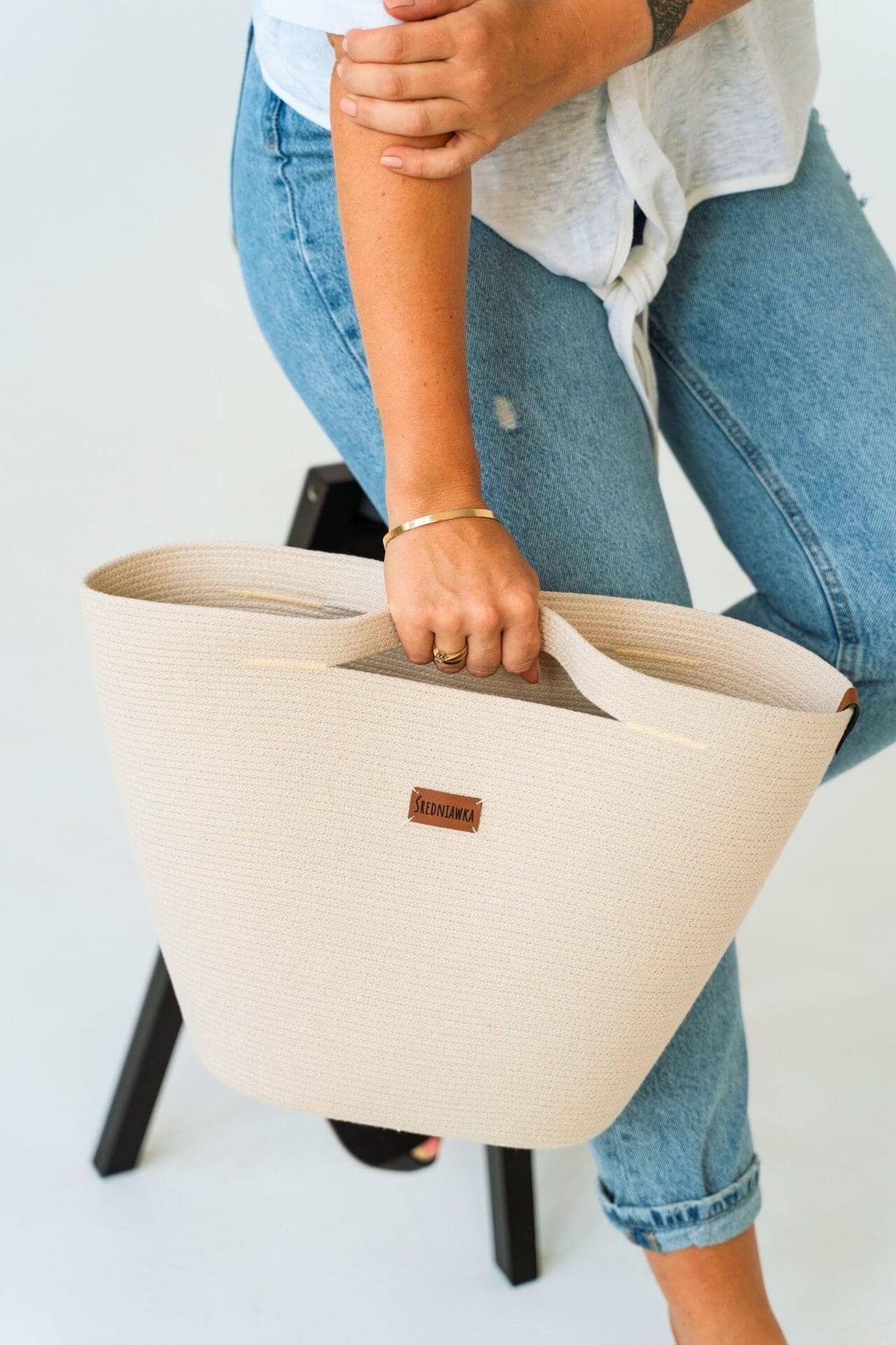 KOSZ MIDI JEDEN KOLOR