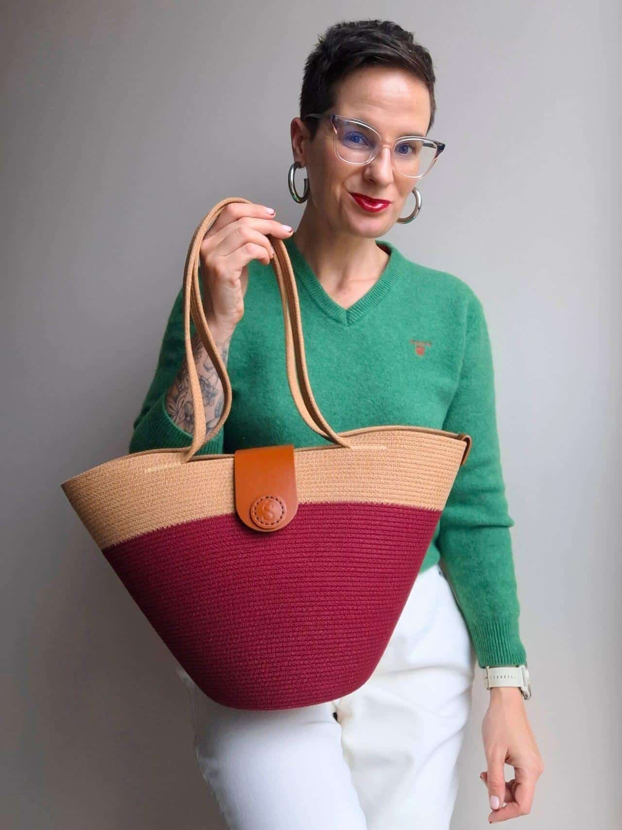 MOJE REALIZACJE KOSZY 2025 - ŚREDNIAWKA TOREBKI | KOSZE | RĘKODZIEŁO