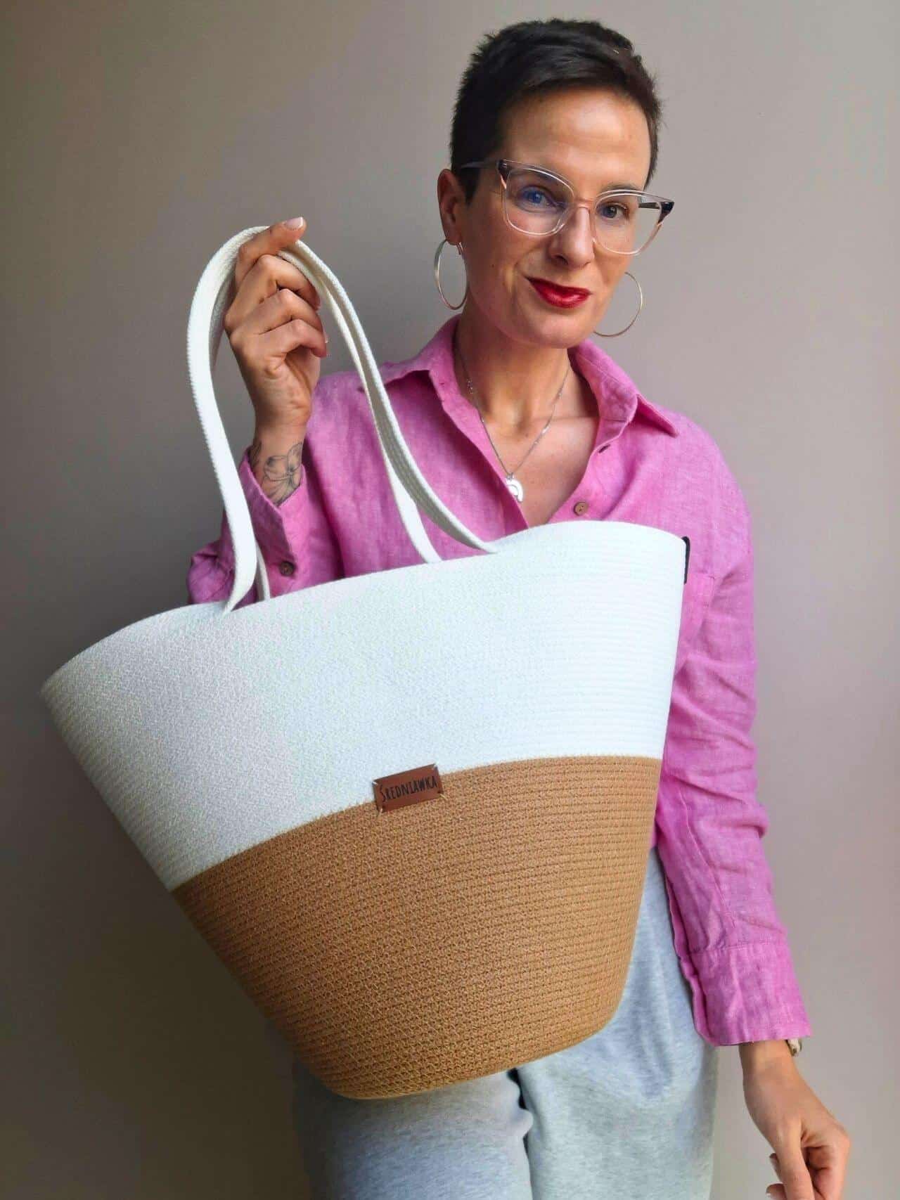 MOJE REALIZACJE KOSZY 2025 - ŚREDNIAWKA TOREBKI | KOSZE | RĘKODZIEŁO