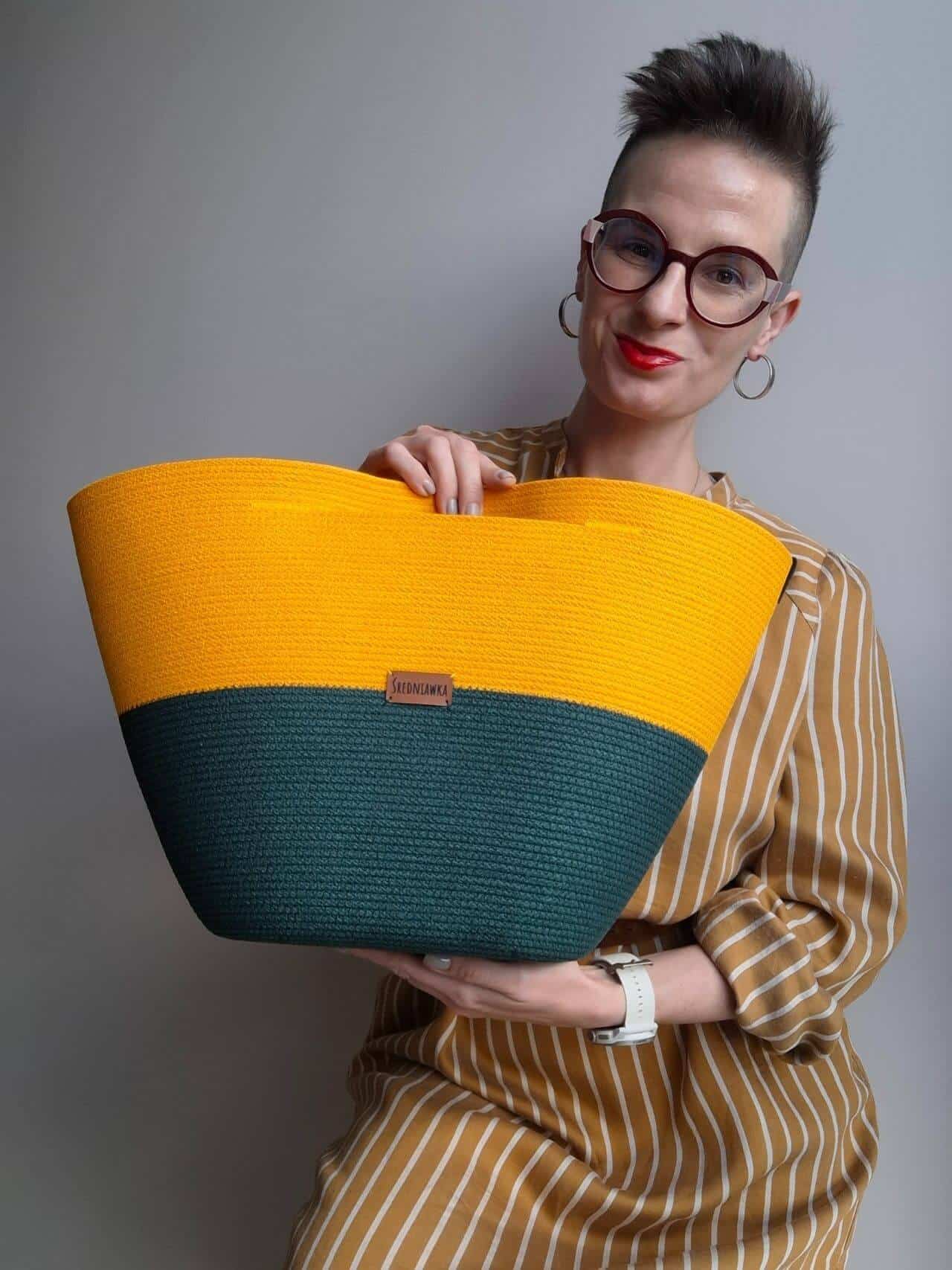 MOJE REALIZACJE KOSZY 2025 - ŚREDNIAWKA TOREBKI | KOSZE | RĘKODZIEŁO