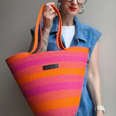 Ombre ze skórzaną metką - zachody słońca