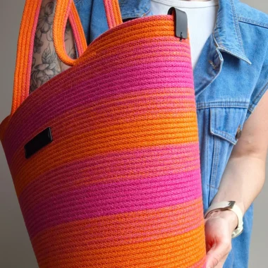 Ombre ze skórzaną metką - zachody słońca